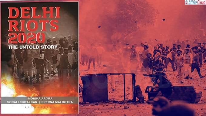 A book titled “Delhi Riots 2020