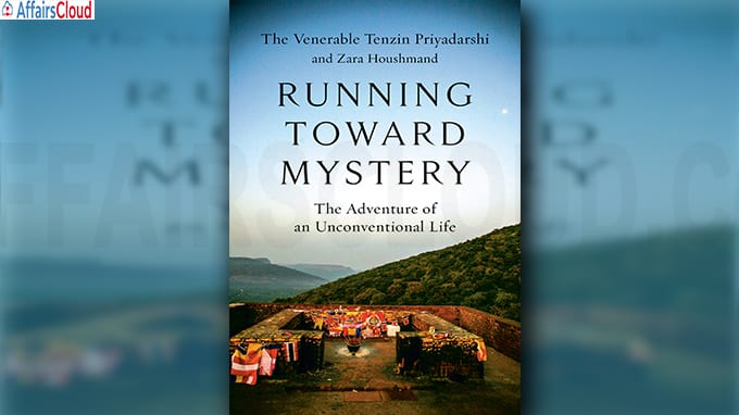 A book titled Running Toward Mystery