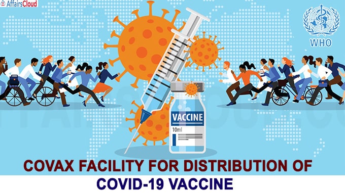 COVAX facility for distribution of Covid-19 vaccine