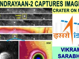 Chandrayaan-2 captures image of crater on Moon