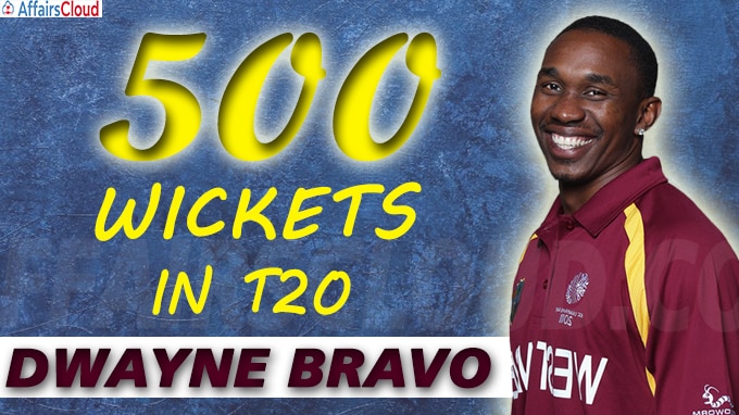 Dwayne Bravo becomes first bowler to scalp 500 wickets