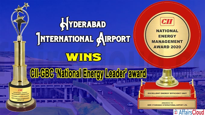 Hyderabad International Airport wins CII-GBC National Energy Leader award