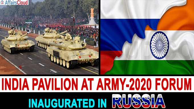 India Pavilion at Army-2020 forum