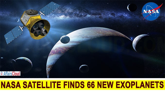 NASA satellite finds 66 new exoplanets