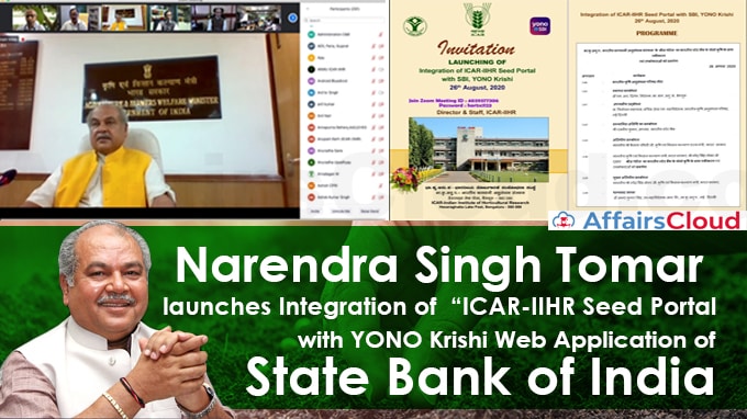 Narendra-Singh-Tomar-launches-Integration-of-“ICAR-IIHR-Seed-Portal