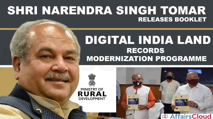 Shri-Narendra-Singh-Tomar-releases-booklet-on-Best-Practices-in-Digital-India-Land-Records-Modernization-Programme