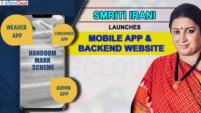 Smriti Irani launches Mobile App & Backend Website