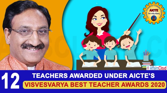 12 teachers awarded under AICTE’s first-ever Visvesvarya Best Teacher Awards 2020