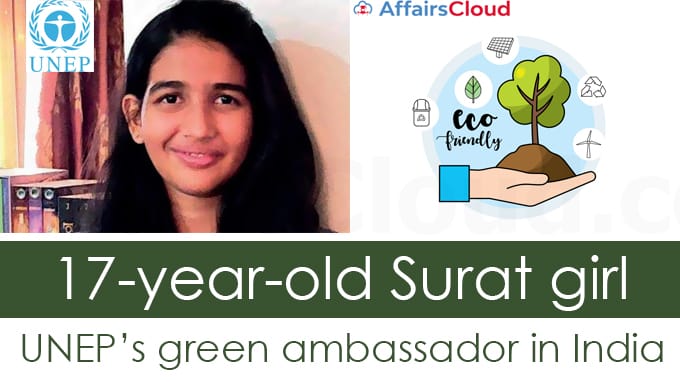 17-year-old-Surat-girl-UNEP’s-green-ambassador-in-India