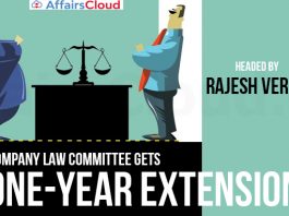 Company-Law-Committee-gets-one-year-extension-headed-by-Rajesh-Verma