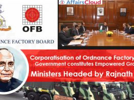 Corporatisation-of-Ordnance-Factory-Board-Government-constitutes-Empowered-Group-of-Ministers-headed-by-Defence-Minister