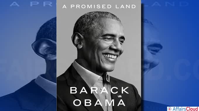 First volume of Barack Obama’s memoir titled 'A Promised Land'