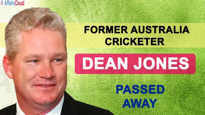 Former Australia cricketer Dean Jones passed away at 59