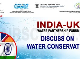 India-UK Water Partnership Forum discuss on water conservation
