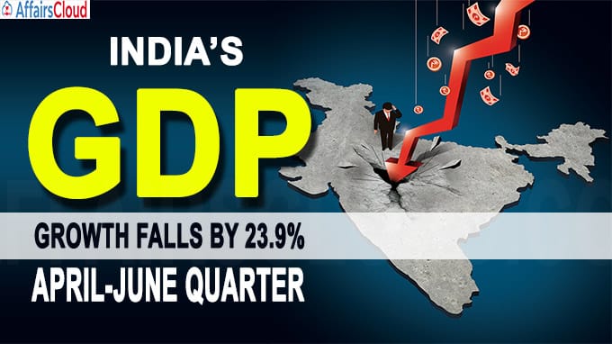 India’s GDP growth falls by 23-9%