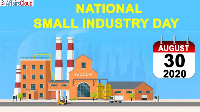 National Small Industry Day - August 30 2020