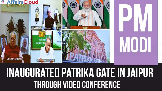 PM-Shri-Narendra-Modi-inaugurated-Patrika-Gate-in-Jaipur-through-video-conference