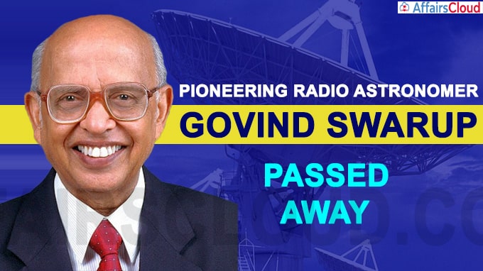 Pioneering radio astronomer Govind Swarup