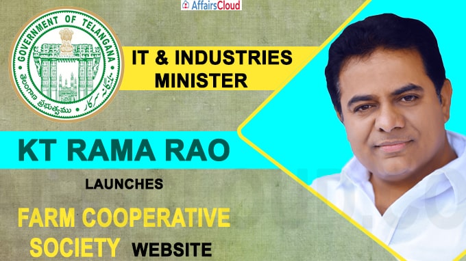 Telangana minister launches farm cooperative society website