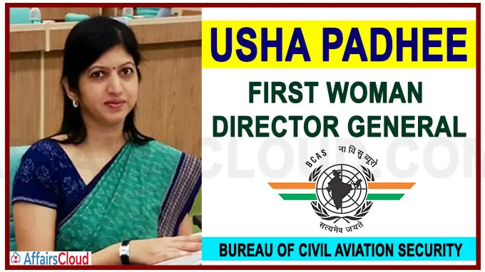 Usha Padhee becomes first woman DG