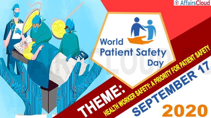 World Patient Safety Day - September 17 2020