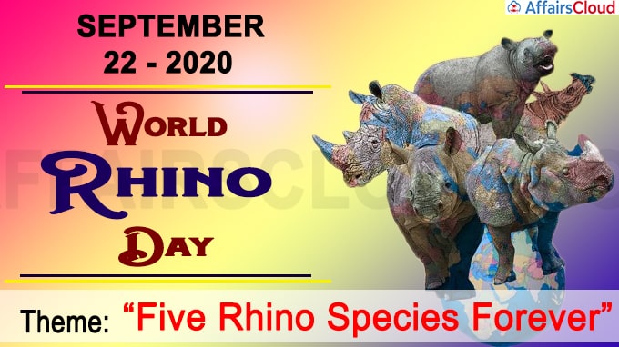 World Rhino Day - September 22 2020