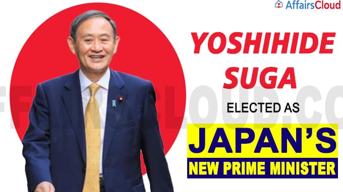 Yoshihide Suga elected as Japan’s new prime minister