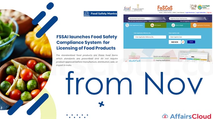 FSSAI's-new-food-safety-compliance-platform-FoSCoS-to-become-operational-across-India-from-Nov