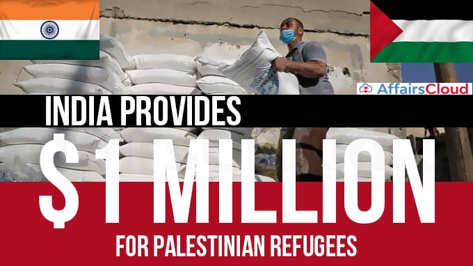India-provides-$1-million-for-palestinian-refugees