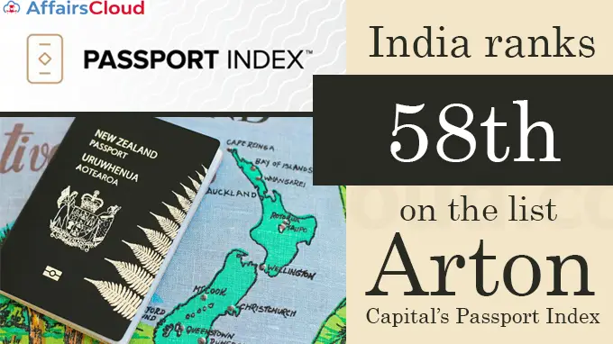 World's Most Powerful Passports As Per Arton Capital Passport Index 2022