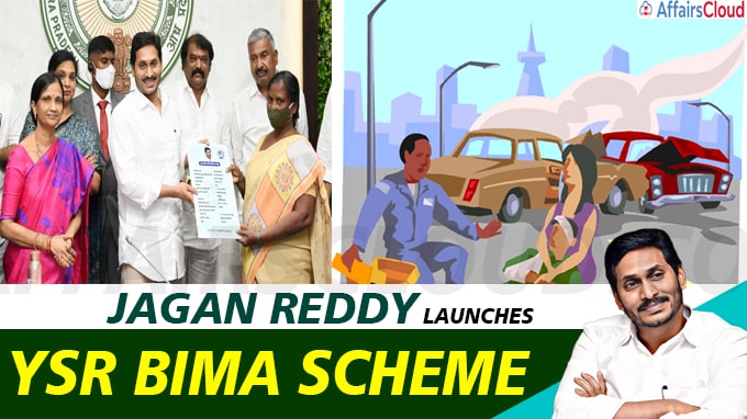 Jagan Reddy launches YSR Bima scheme