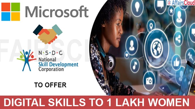Microsoft and NSDC Join Hand To Offer Digital Skills to 1 Lakh Women