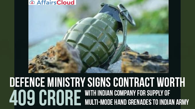 MoD-signs-contract-worth-409-crore-with-Indian-Company