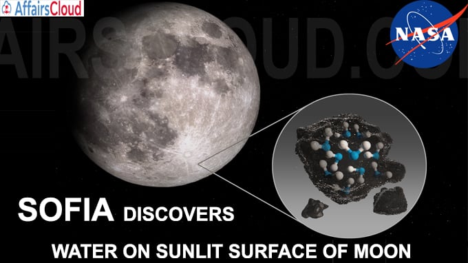 NASA's SOFIA Discovers Water On Sunlit Surface Of Moon