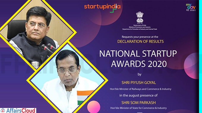 National Startup Awards 2020