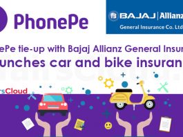 PhonePe-tie-up-with-Bajaj-Allianz-General-Insurance--launches-car-and-bike-insurance-products-on-its-platform