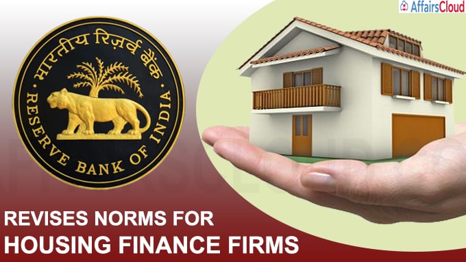RBI revises norms for housing finance firms