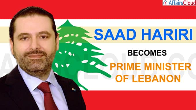 Saad Hariri becomes new Prime Minister of Lebanon