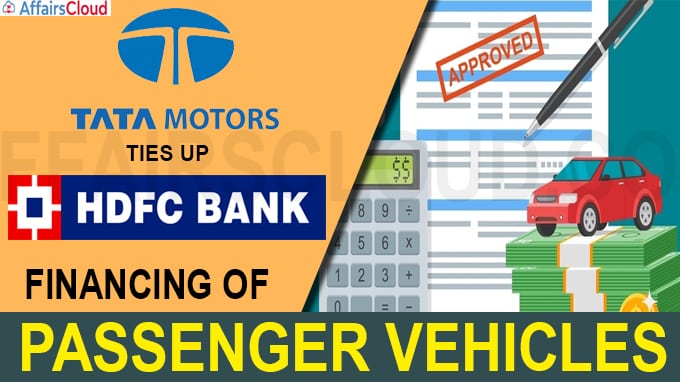 Tata Motors ties up with HDFC Bank for financing of passenger vehicles