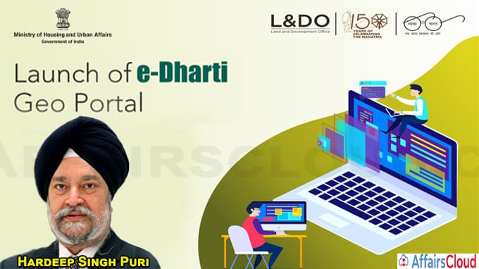 Union minister Puri launches e Dharti Geo portal