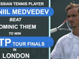 Daniil Medvedev beat Dominic Thiem to win ATP Tour Finals