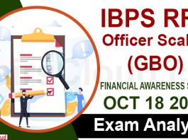IBPS RRB Officer Scale II GBO Exam Analysis 2020