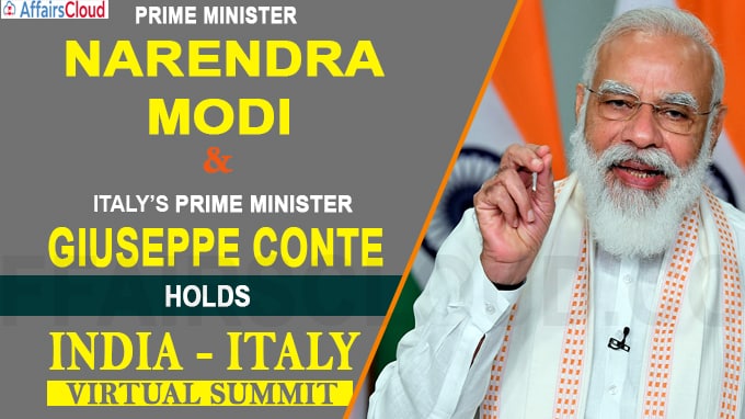 PM Modi holds virtual summit with Italian counterpart new