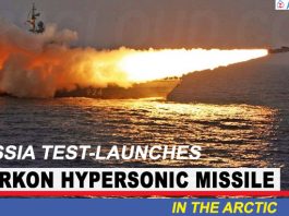 Russia test-launches Tsirkon hypersonic missile in the Arctic