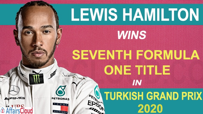 Turkish Grand Prix Lewis Hamilton takes seventh Formula One title in style