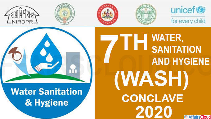 A three day 7th Water, Sanitation and Hygiene(WASH) conclave 2020 held