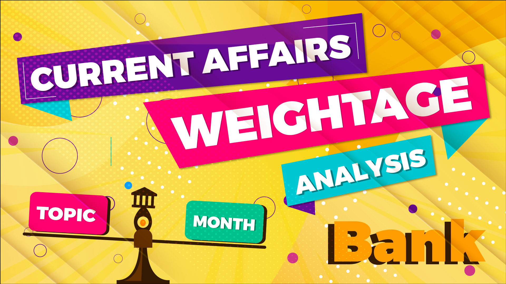 CURRENT AFFAIRS Topic WEIGHT-ANALYSIS