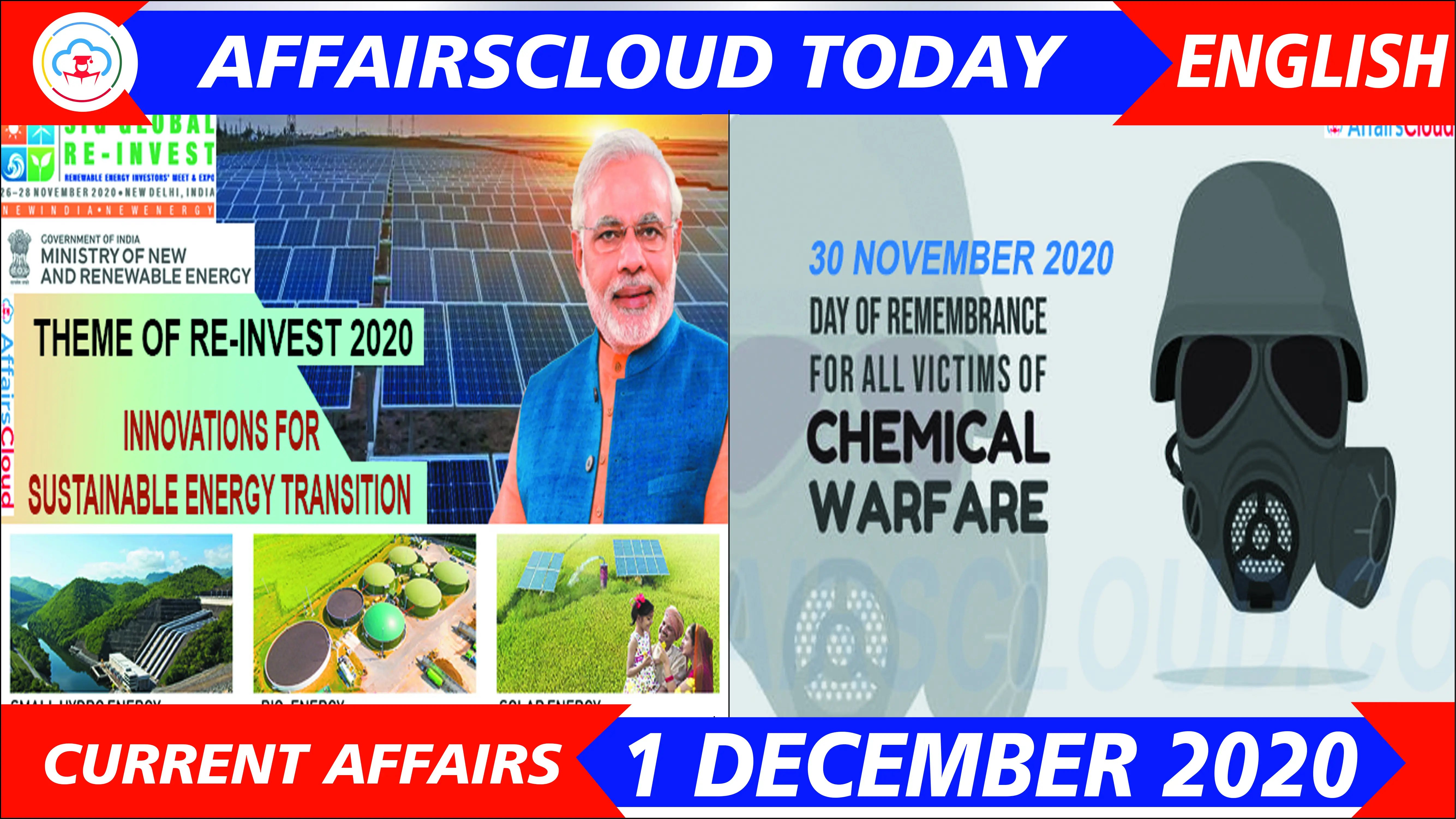 Current Affairs Dec 1 2020