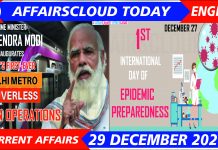 Current Affairs 29 December 2020 dec 29