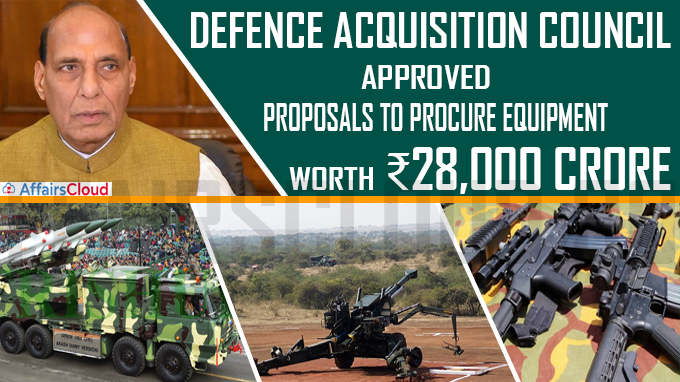 DAC approves procurement worth ₹28,000 crore